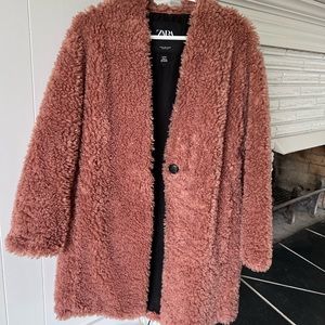 Zara teddy coat